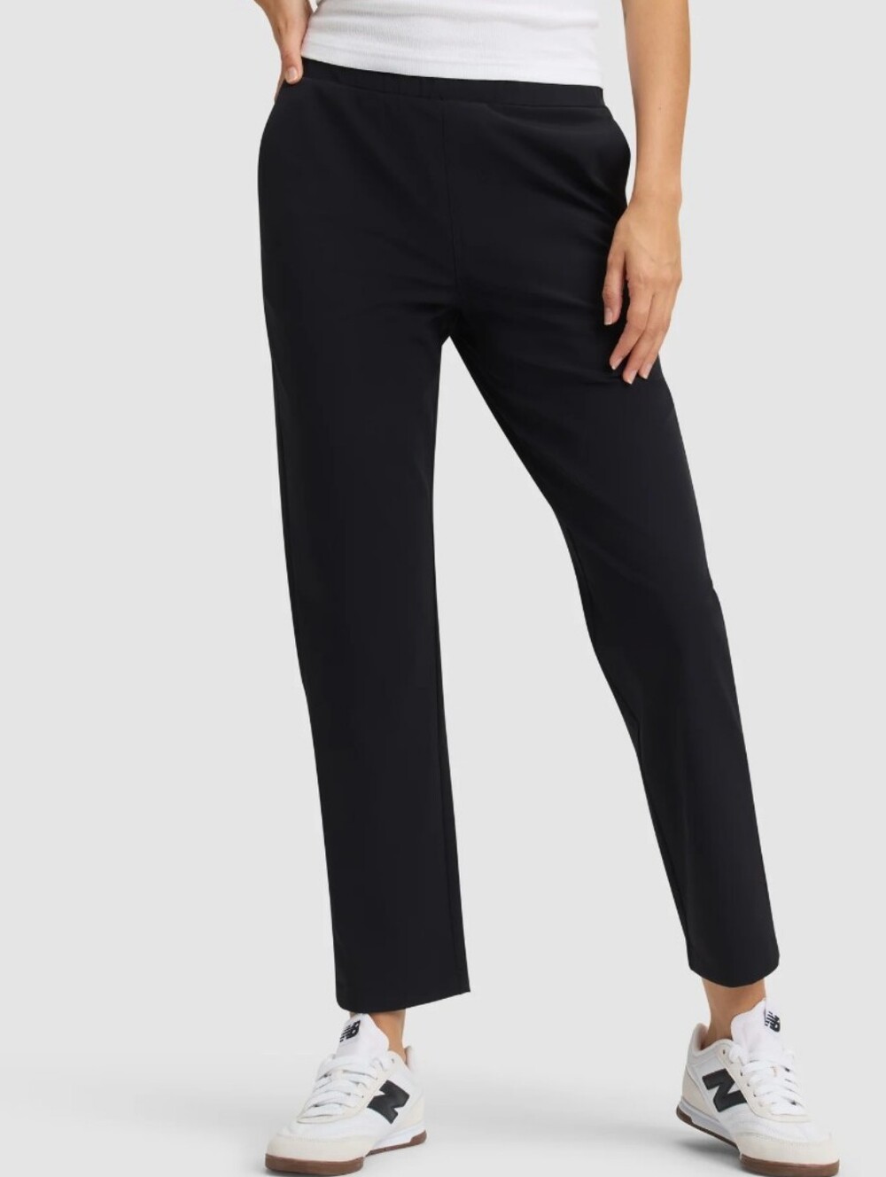 Cozy Earth Women's Always Cropped Pant Size L Black